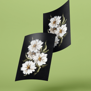 White Flowers Art Print